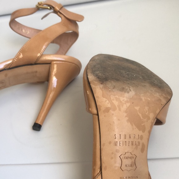 Stuart Weitzman UNIQUE!!! GORGEOUS! Patent leather ankle strap heels - Picture 8 of 8